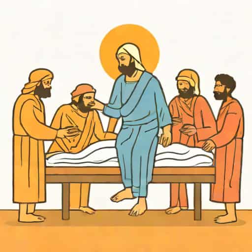 The Paralytic Man And His Four Friends