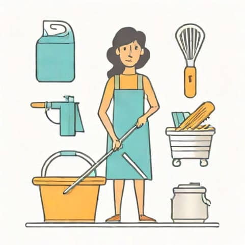 Trivya Divya Lynn Housework