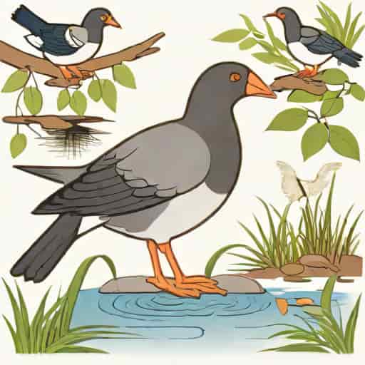 Types Of Common Moorhen
