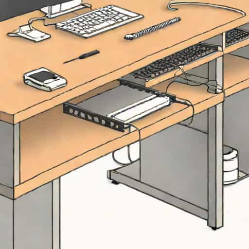 Under Desk Cable Tray