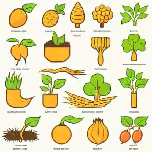 Underground Stem Corm Examples