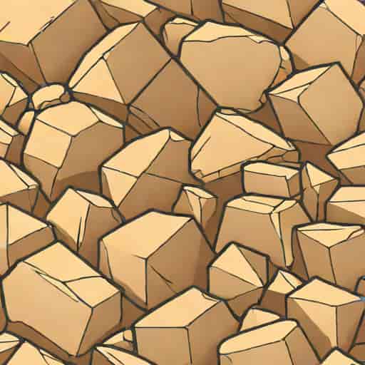 Uneven Breakage Of A Mineral