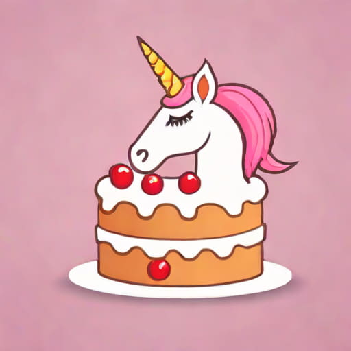 Unicorn Cake Homemade