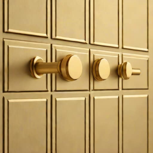 Unlacquered Brass Cabinet Hardware