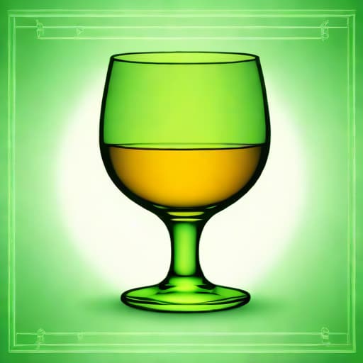 Uranium Glass Brandy Snifter