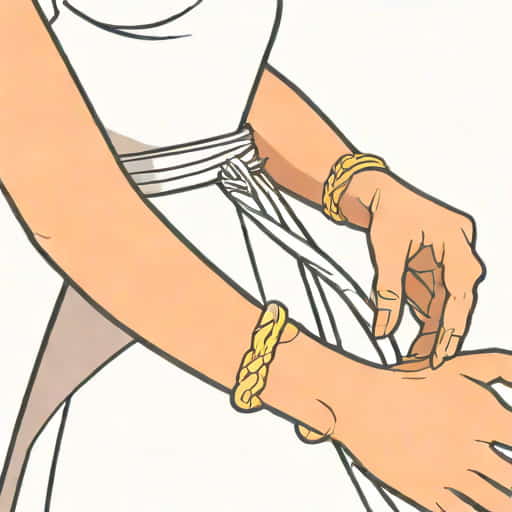 Using Bangle To Tighten Dress