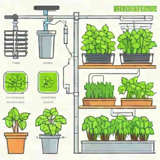Vertical Hydroponic System Diagram