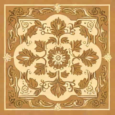 Vintage Crewel Work Wall Hanging