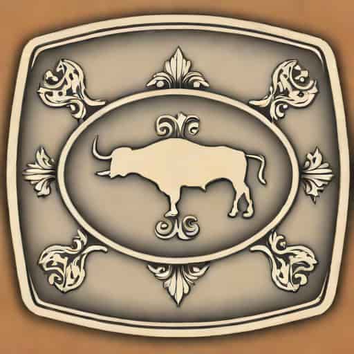 Vintage Montana Silversmiths Belt Buckle