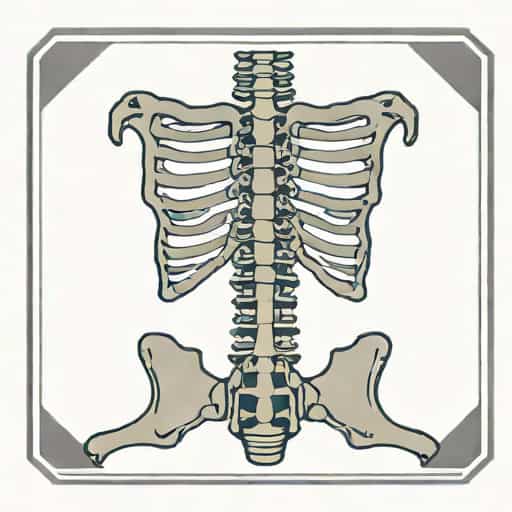 X Ray Of Compressed Vertebrae