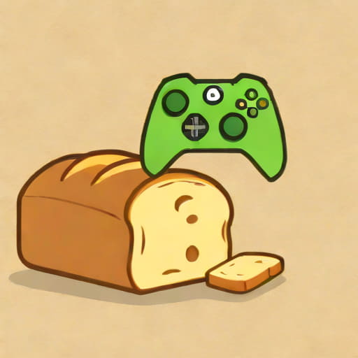 Xbox Logo Beside Sourdough Bread