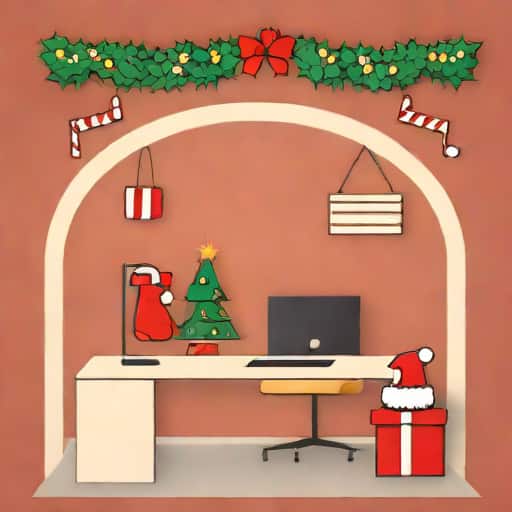 Xmas Cubicle Decoration Theme
