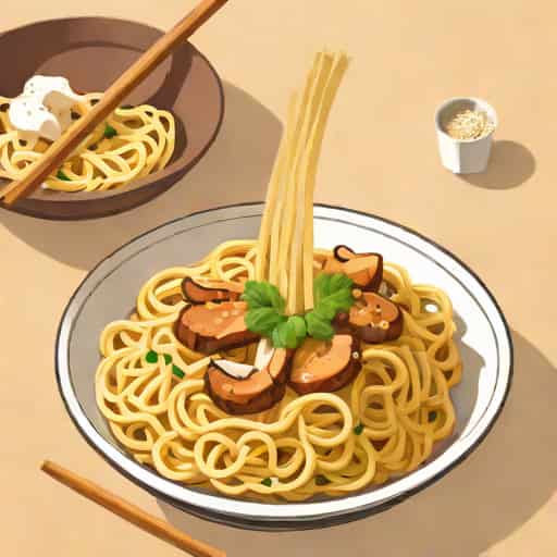 Yard House Shiitake Garlic Noodles