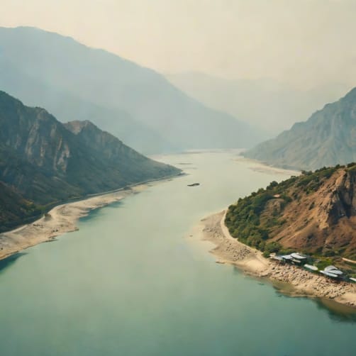 Yarlung Tsangpo Brahmaputra River