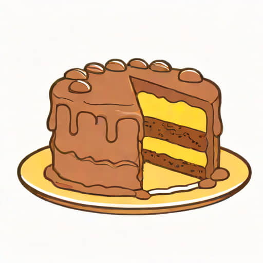 Yellow Cake With Chocolate Frosting