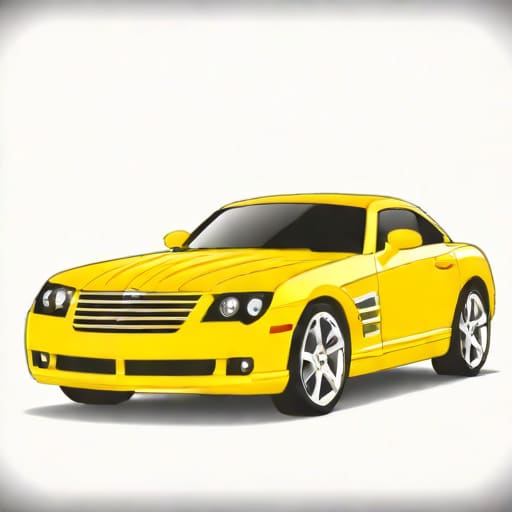 Yellow Chrysler Crossfire For Sale