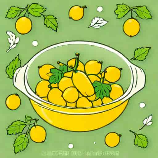 Yellow Gooseberry Pyrex