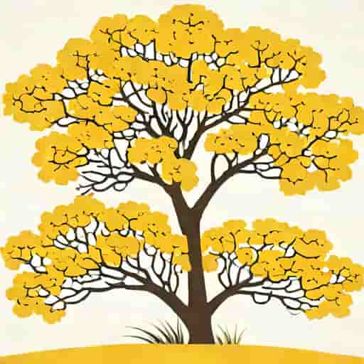 Yellow Poinciana Tree