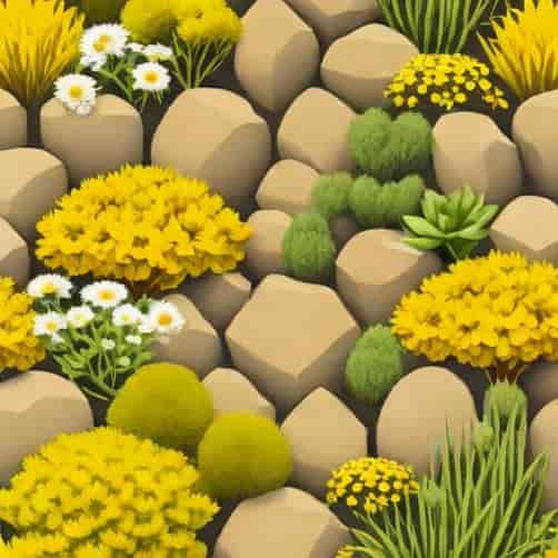 Yellow Rockery Plants Uk