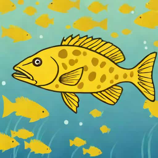Yellow Spotted Grouper