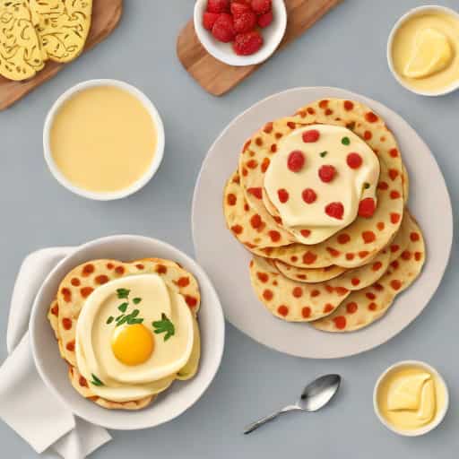 Yogurt Flatbreads With Flavored Butter
