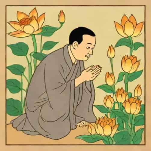 Zhou Maoshu Admiring Lotuses