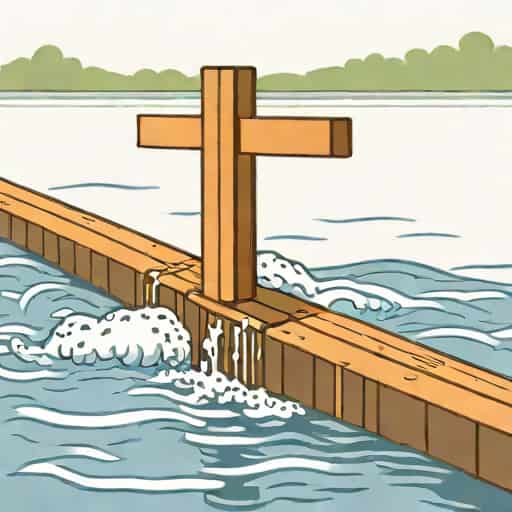A Deflecting Groyne In A River Is