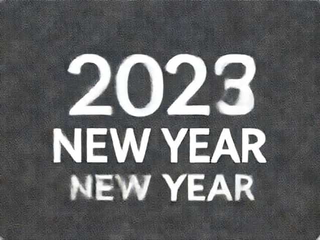 A Greeting Card For New Year