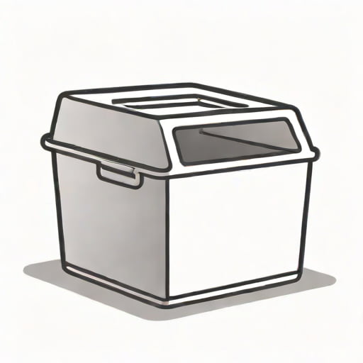 A Stainless Steel Litter Box