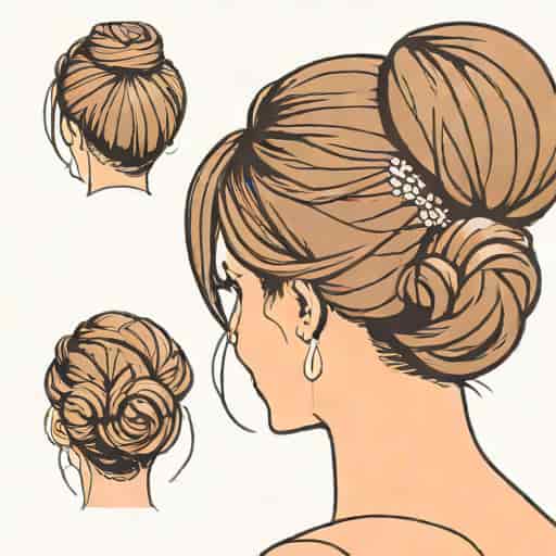 Acconciature Chignon Basso