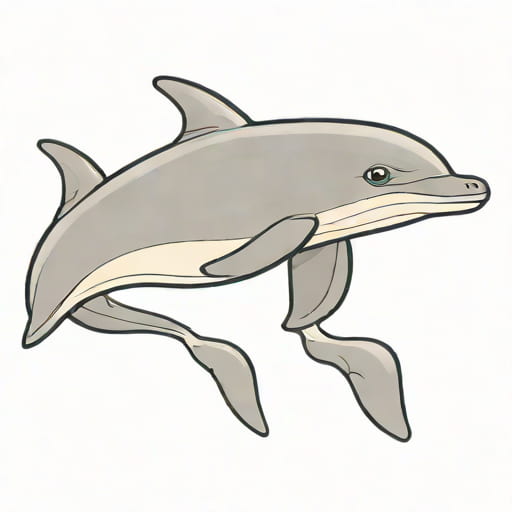 Baby Yangtze Finless Porpoise