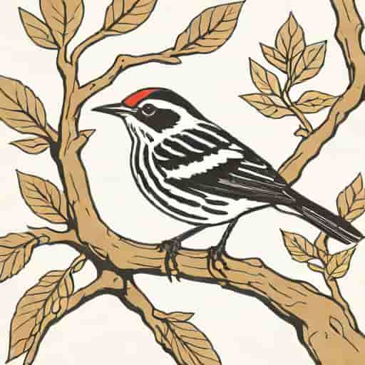 Black And White Warbler