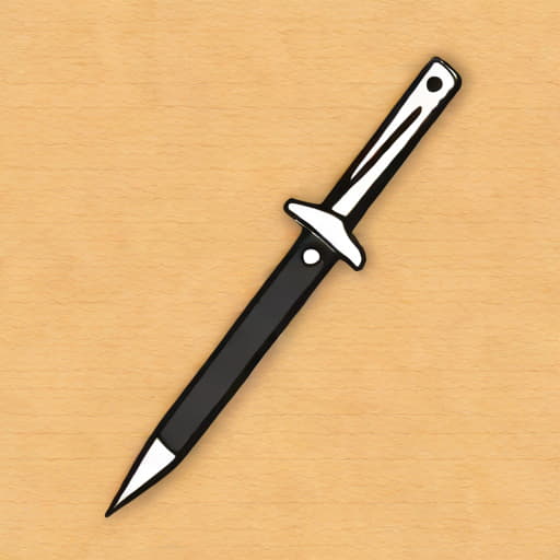 Black Handled Switchblade