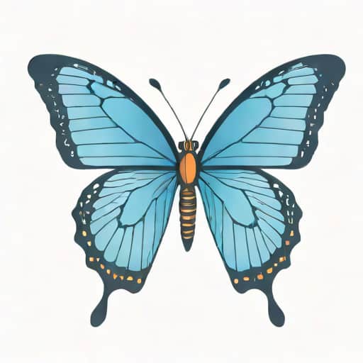 Bluebottle Butterfly Color Vision