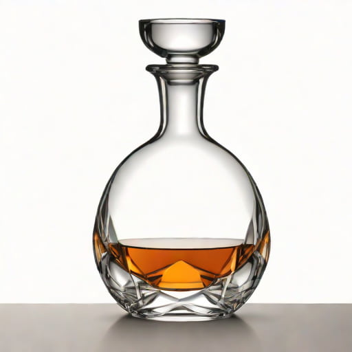 Bohemia Crystal Decanter Made In Czechoslovakia