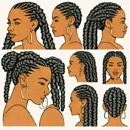 Brazilian Wool Cornrow Hairstyles
