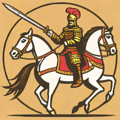 Bretonnian Lord With Great Weapon On Warhorse