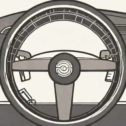Car Swerving Symbol On Dashboard