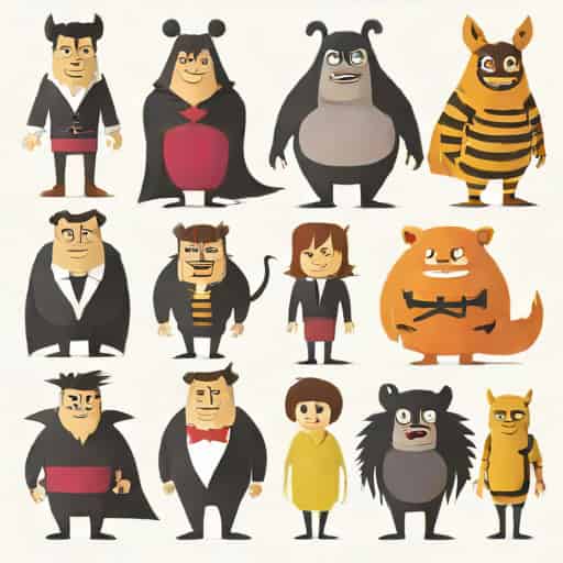 Characters From Hotel Transylvania