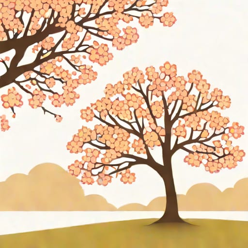 Cherry Tree And Cherry Blossom