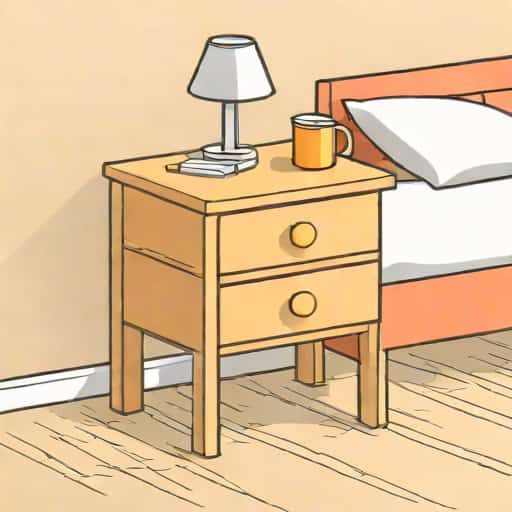 Childrens Bedside Table