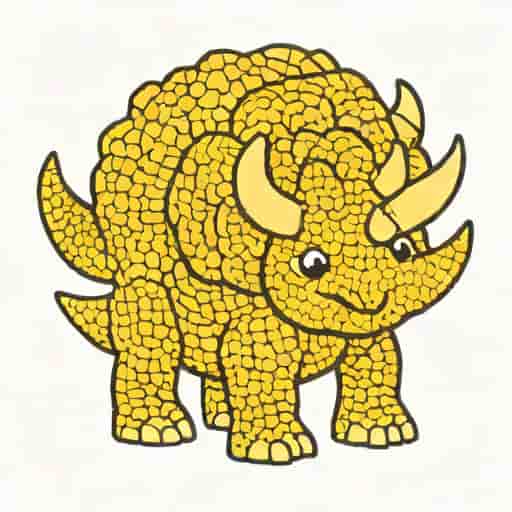 Crochet Triceratops Free Pattern