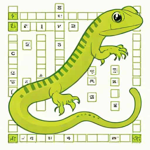 Crossword Clue Legless Lizard