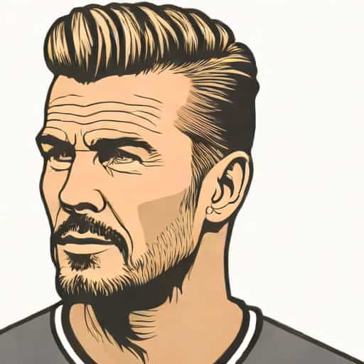 David Beckham Cornrow