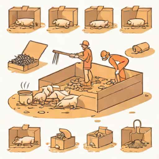 Describe The Process Of Laying Pigsty Packing