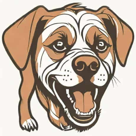 Dog Snarling While Playing