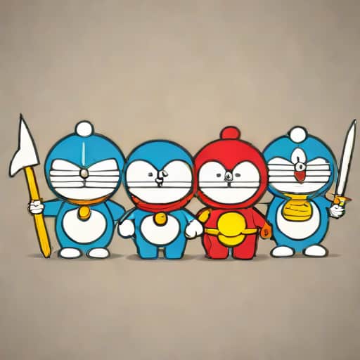 Doraemon Nobita'S Three Visionary Swordsmen