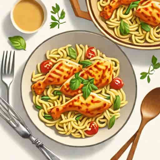 Dump And Bake Tuscan Chicken Orzo
