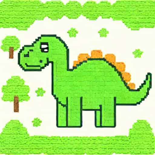 Easy Brontosaurus Crochet Pattern Free