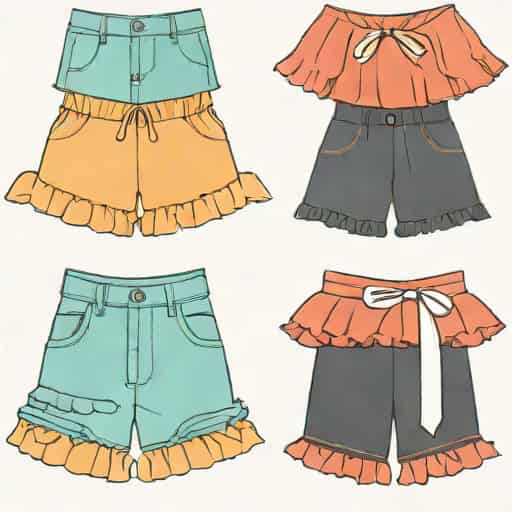 Edikted Ruffle Shorts